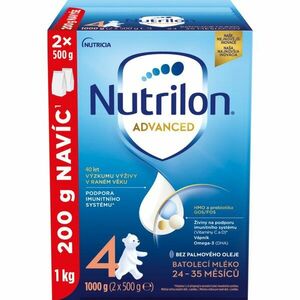Nutrilon Advanced 4 batolecí mléko velké balení 2x500 g obraz