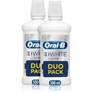 Oral B 3D White Luxe ústní voda 2 ks 2x500 ml obraz