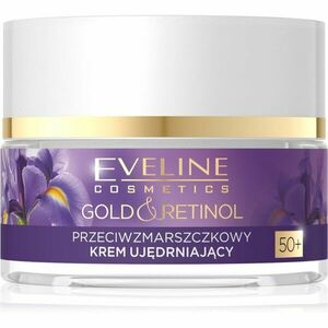 Eveline Cosmetics Gold & Retinol zpevňující krém proti vráskám 50+ 50 ml obraz