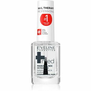 Eveline Cosmetics Nail Therapy Med+ noční maska na poškozené nehty 12 ml obraz