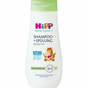 Hipp Babysanft Sensitive šampon a kondicionér pro děti od narození 200 ml obraz