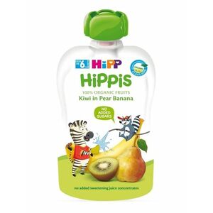 Hipp BIO 100% ovoce hruška-banán-kiwi 100 g obraz