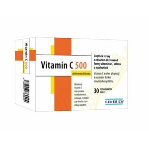 Generica Vitamin C 500 aktivovaná forma 30 tablet obraz
