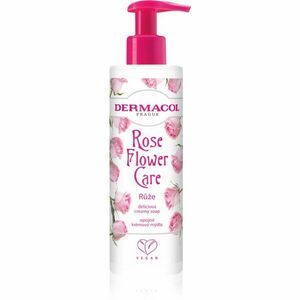 Dermacol Flower Care Rose krémové mýdlo na ruce 250 ml obraz