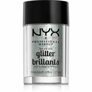 NYX Professional Makeup Face & Body Glitter Brillants třpytky na obličej i tělo odstín 07 Ice 2.5 g obraz
