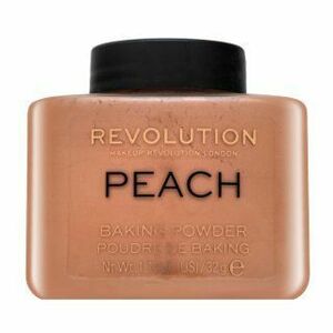 Makeup Revolution Baking Powder Peach pudr pro sjednocenou a rozjasněnou pleť 32 g obraz