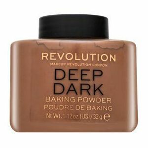 Makeup Revolution Baking Powder Deep Dark pudr pro sjednocenou a rozjasněnou pleť 32 g obraz