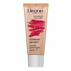 Lirene Vitamin E High-Coverage Liquid Foundation 25 Tanned fluidní make-up proti nedokonalostem pleti 30 ml obraz