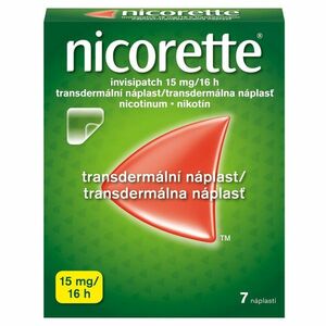 NICORETTE Invisipatch 15 mg/16 h náplast 7 kusů obraz