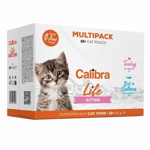 CALIBRA Life kapsa Kitten Multipack kapsičky pro koťata 12 x 85 g obraz