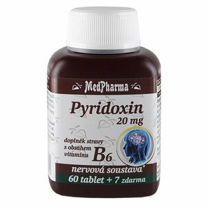 MEDPHARMA Pyridoxin 20 mg 67 tablet obraz