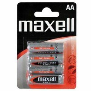 MAXELL R6 4BP AA Zn tužkové baterie 4 ks obraz