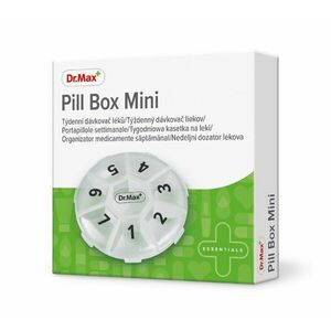 Dr. Max Pill Box Mini týdenní dávkovač léků 1 ks obraz