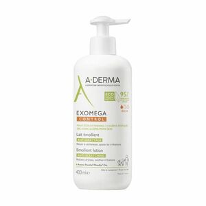 A-Derma Exomega Control Emolienční mléko pro suchou kůži se sklonem k atopii 400 ml obraz