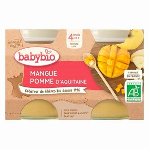 Babybio Mango a jablko 2x130 g obraz