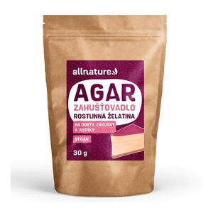 Allnature Agar rostlinná želatina 30 g obraz