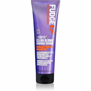 Fudge Everyday Clean Blonde Damage Rewind Shampoo jemný šampon ke každodennímu použití pro blond a melírované vlasy 250 ml obraz