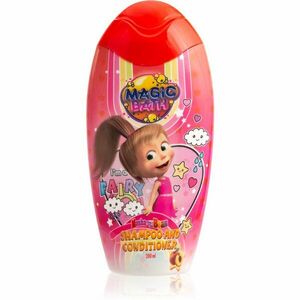 Masha & The Bear Magic Bath Shampoo and Conditioner šampon a kondicionér 2 v 1 pro děti 200 ml obraz