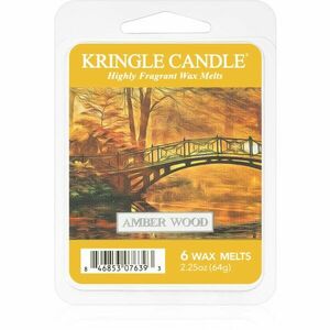 Kringle Candle Amber Wood vosk do aromalampy 64 g obraz