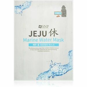 SNP Jeju Marine Water hydratační plátýnková maska s vyhlazujícím efektem 22 ml obraz