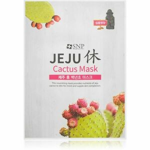 SNP Jeju Cactus hydratační plátýnková maska s vyživujícím účinkem 22 ml obraz
