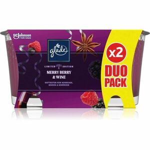 GLADE Merry Berry & Wine vonná svíčka duo 2x129 g obraz