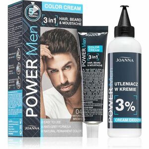 Joanna Power Men barva na vlasy pro muže odstín Natural Brown obraz