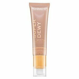 Makeup Revolution Super Dewy Skin Tint Moisturizer - Medium tónující a hydratační emulze 55 ml obraz