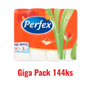 Perfex Giga Pack toaletný papier 144ks 3vrst. obraz