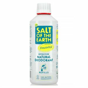 SALT OF THE EARTH Přírodní minerální deodorant Unscented bez vůně náhradní náplň 500 ml obraz