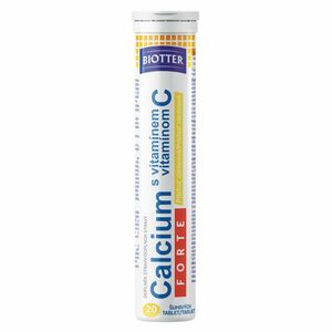 BIOTTER Calcium FORTE s vitamínem C citrón tablety 20 ks obraz