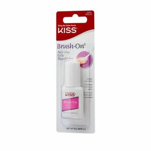 KISS Lepidlo na nehty rychleschnoucí s aplikačním štětcem Brush-On (Nail Glue) 5 g obraz