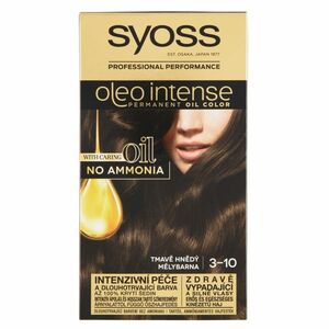 SYOSS Oleo Intense Barva na vlasy 3-10 Tmavě hnědý obraz