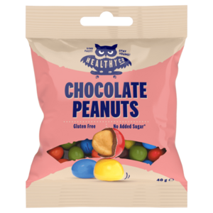 HEALTHYCO Chocolate peanuts arašídy v čokoládě 40 g obraz