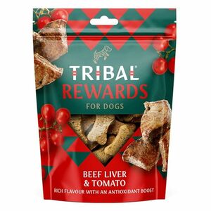 TRIBAL Rewards Beef liver & Tomato pamlsek pro psy 125 g obraz