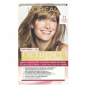 L'OREAL Excellence Creme Barva na vlasy 7.1 Blond popelavá obraz