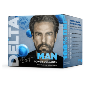 DELTA MEDICAL Man power collagen 8000 mg příchuť jahoda a citrón 240 g obraz