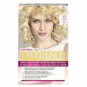 L'OREAL Excellence Creme Barva na vlasy 10 Nejsvětlejší blond obraz