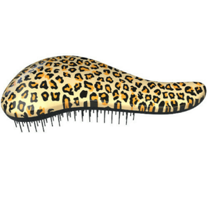 DTANGLER Kartáč na vlasy s rukojetí Leopard Yellow obraz