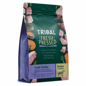 TRIBAL Fresh Pressed Turkey Senior granule pro psí seniory 1 ks, Hmotnost balení: 12 kg obraz