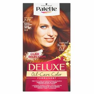 PALETTE Deluxe Barva na vlasy 7-77 (562) Intenzivní zářivě měděný obraz