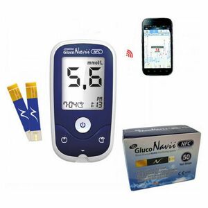 CELIMED Glukometr SD Gluco navii NFC set obraz