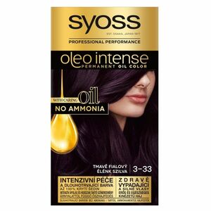 SYOSS Oleo Intense Barva na vlasy 3-33 Tmavě fialový obraz