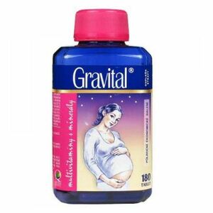VitaHarmony Gravital pro těhotné a kojící ženy 180 tablet obraz