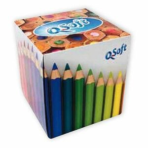 Q SOFT Papírové kapesníky 3-vrstvé Color 60 ks obraz