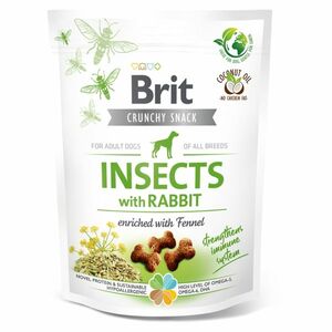 BRIT Care Crunchy Snack Insects with Rabbit pamlsky s hmyzem a králíkem pro psy 200 g obraz