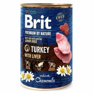 BRIT Premium by Nature Turkey & Liver konzerva pro psy 1 ks, Hmotnost balení: 400 g obraz