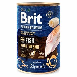 BRIT Premium by Nature Fish & Fish Skin konzerva pro psy 1 ks, Hmotnost balení: 400 g obraz