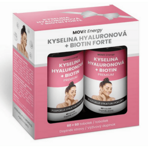 MOVIT ENERGY Beauty dárkový balíček Kyselina hyaluronová + Biotin forte 60 + 60 kapslí obraz