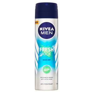 NIVEA Fresh Kick Antiperspirant sprej pro muže 150 ml obraz